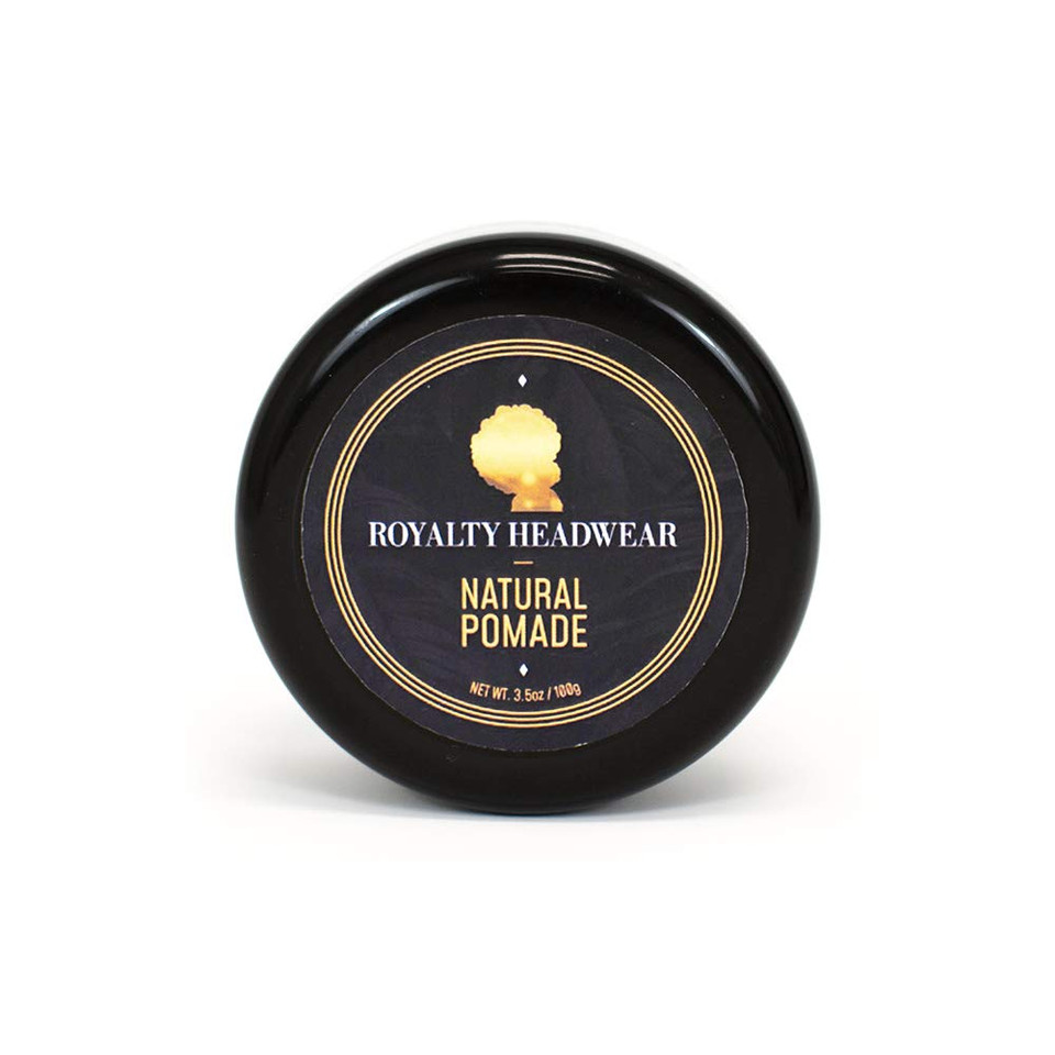 Royalty Headwear Natural Wave Pomade ÃÂ Silky & Moisturized Hair, Strong Hold, Easy Wash ÃÂ Menã¢ÂS Grooming Supplies, Natural Ingredients (3.5Oz)