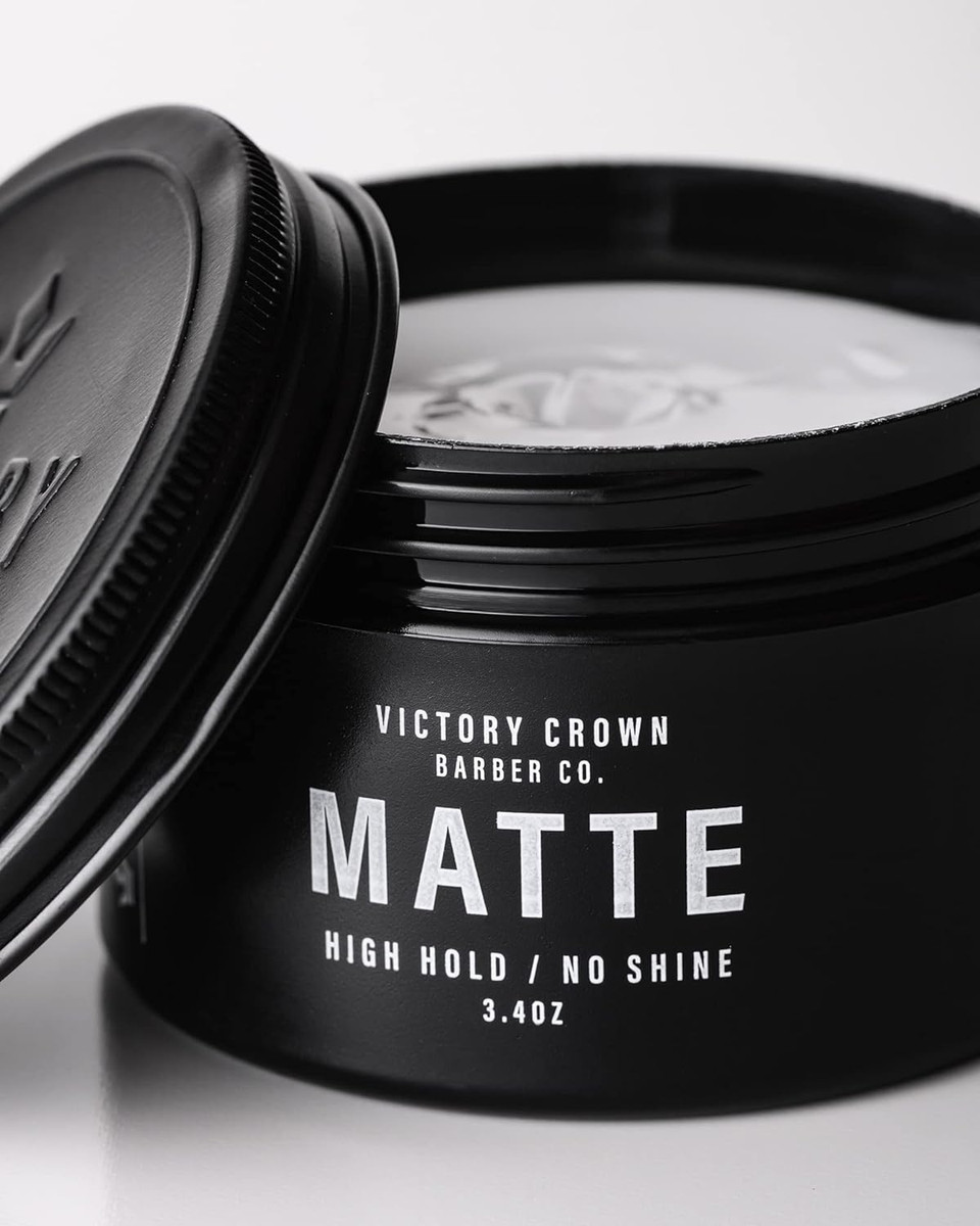 Victory Crown Matte Clay Pomade For Men - High Hold & No Shine - Menã¢ÂS Styling Hair Gel & Cream For Natural Texture Hairstyles - Easy To Restyle - Waterbased Hair Paste Pomade - Non Greasy - 3.4Oz Victory Crown Matte Clay Pomade For Men - High Hold & No Shine - Menã¢ÂS Styling Hair Gel & Cream For Natural Texture Hairstyles - Easy To Restyle - Waterbased Hair Paste Pomade - Non Greasy - 3.4Oz