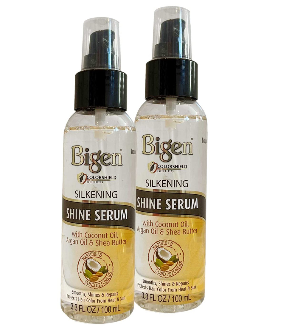 Bigen Silkening Shine Serum 3.3 Oz - 2 Pack