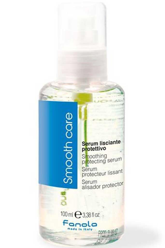 Fanola Smooth Care Protecting Hair Serum - Heat Protectant & Anti Frizz Hair Smoothing Serum - Lightweight, Nourishing & Rebuilds Protein Bonds - Alcohol Free Hair Care (33.8 Oz)