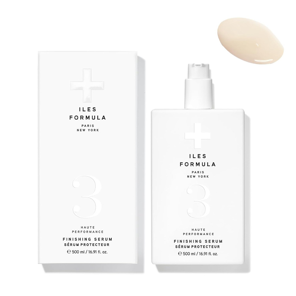 Iles Formula Haute Performance Finishing Serum: Hair Serum To Protect, Style, And Smooth Without Weighting The Hair Down, 16.9 Fl Oz (500 Ml)16.9 Fl Oz (Pack Of 1)