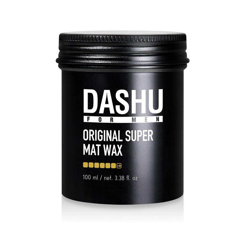 Dashu Premium Original Super Mat Wax 3.5Oz  Strong Hold Without Shine, Easy To Wash, Styling Wax