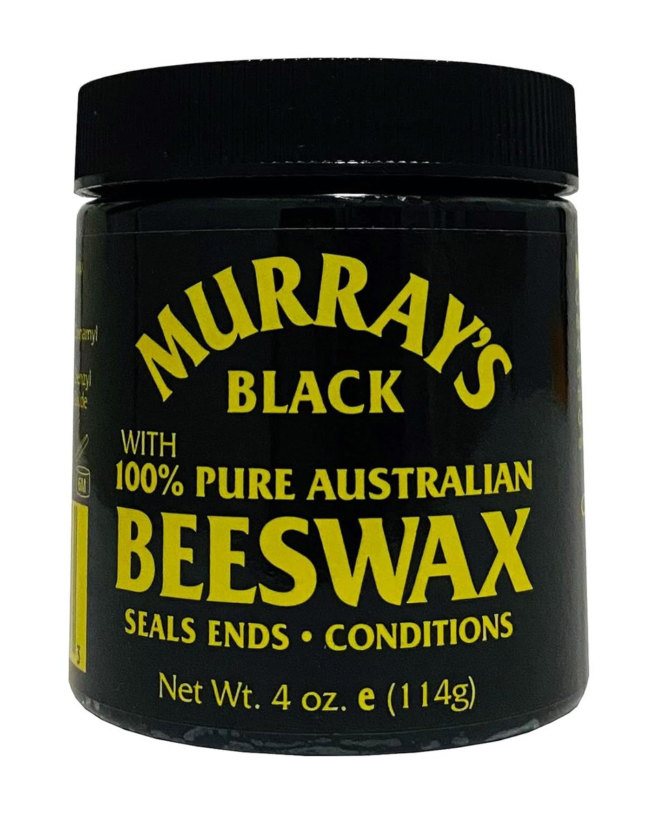 Murrays Black Beeswax 3.5 Ounce Jar (103Ml) (3 Pack)