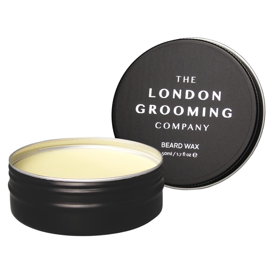 The London Grooming Company Beard Wax | Strong All-Day Hold | All Natural Ingredients | Beard Growth And Maintenance Treatment | 1.7 Fl Oz (50Ml)