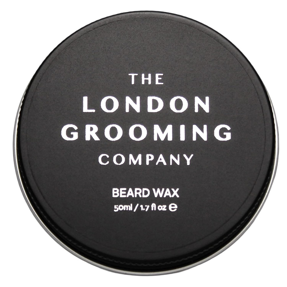 The London Grooming Company Beard Wax | Strong All-Day Hold | All Natural Ingredients | Beard Growth And Maintenance Treatment | 1.7 Fl Oz (50Ml)