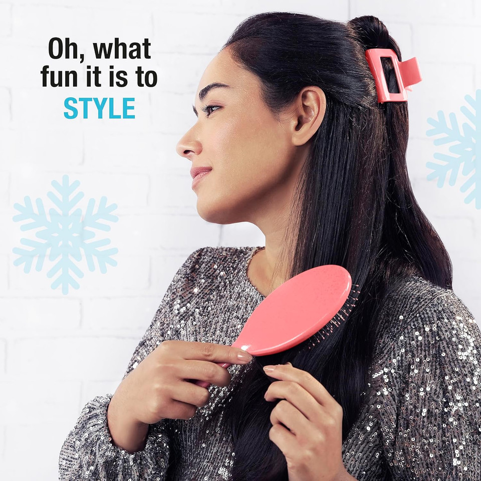 Conair Holiday Gift Set For Teen Girls And Women, Christmas Stocking Stuffer Gift Box Under $20, Includes 1 Hair Brush, 1 Claw Clip, And 1 Scalp Massager In Pink Conair Holiday Gift Set For Teen Girls And Women, Christmas Stocking Stuffer Gift Box Under $20, Includes 1 Hair Brush, 1 Claw Clip, And 1 Scalp Massager In Pink