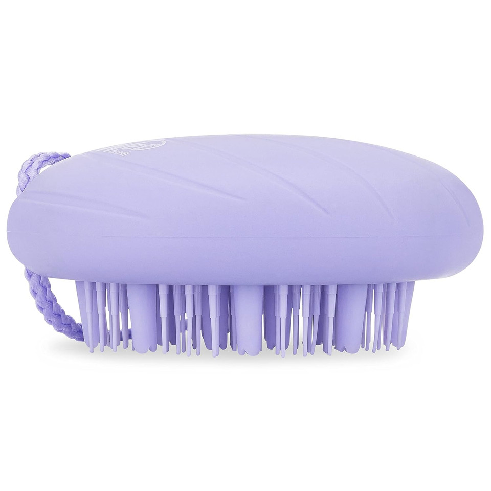 Wet Brush Go Green Scalp First Exfoliator, Lavender Oil - Rope Hook To Hang In Shower - Spa-Like Experience At Home - Exfoliate And Massage Scalp - Works On All Hair Typeslavender Scalp Exfoliator