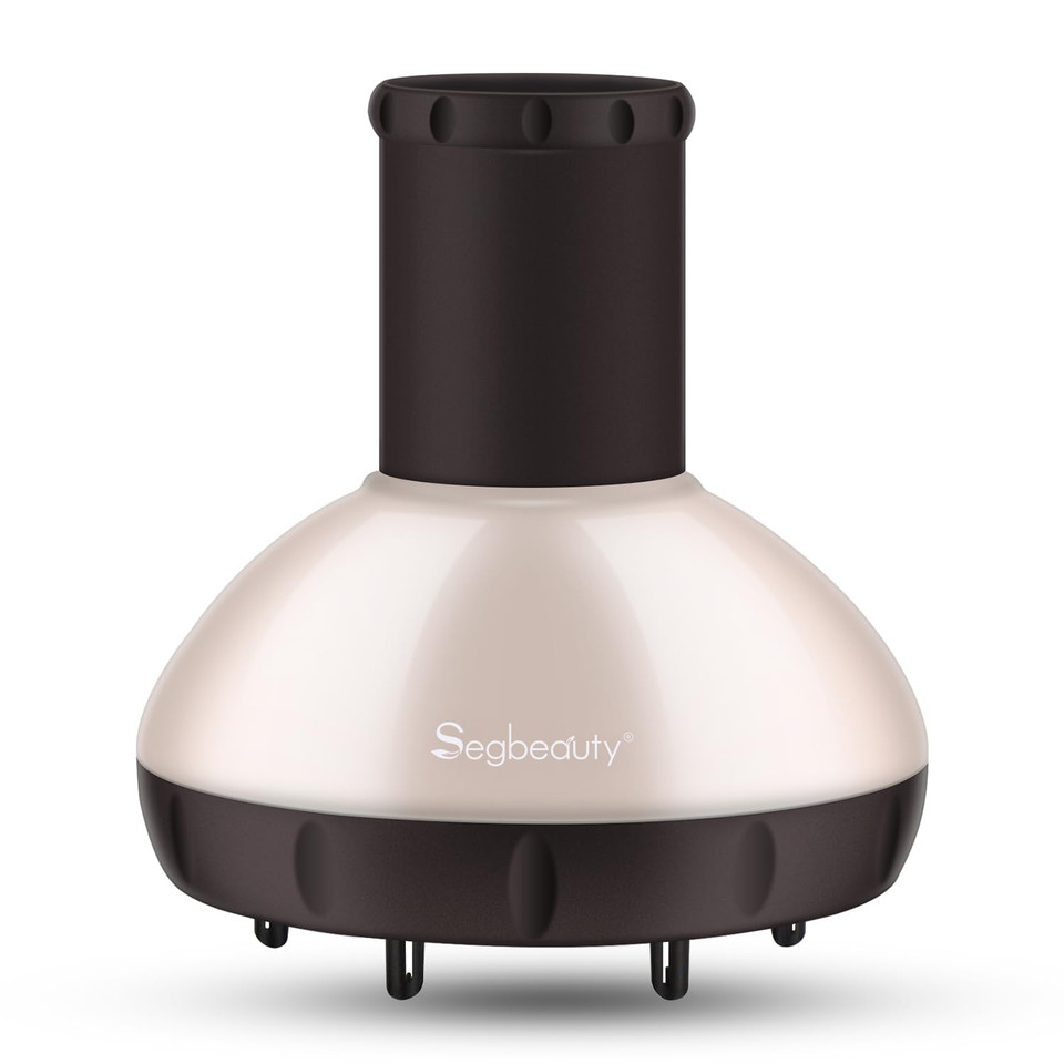 Segbeauty Hair Diffuser With Deep Bowl, Adjustable Air Flow Professional Hair Diffuser Attachment For Curly Wavy Hair, Hairstylist Barber Salon Tool Fitting Most Blow Dryer With 1.57"-1.97" Nozzle