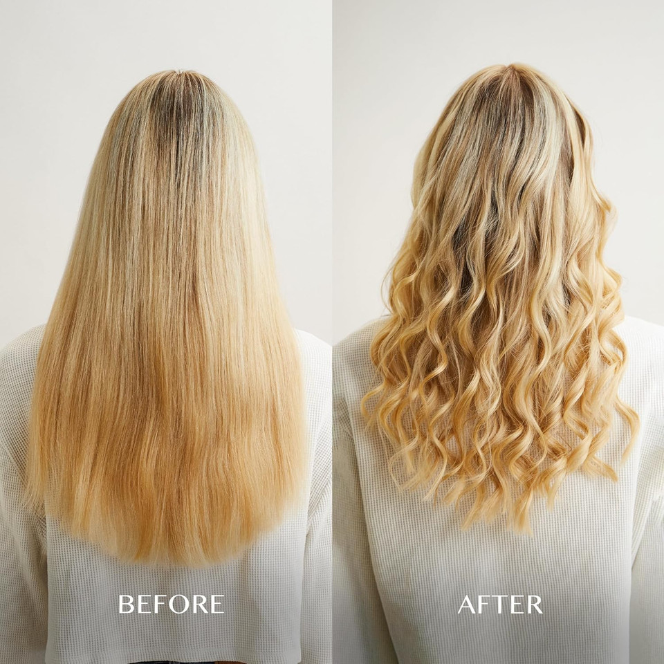 Kristin Ess Hair 1 Inch Titanium Curling Iron For Beach Waves, Small To Medium Curls For Short Hair, Ionic Technology, Fast Heat, Dual Voltage, Auto Shut-Off