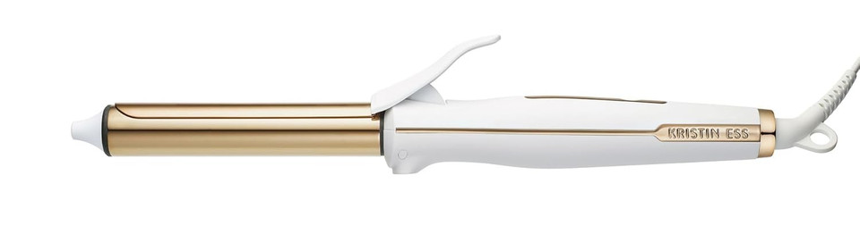 Kristin Ess Hair 1 Inch Titanium Curling Iron For Beach Waves, Small To Medium Curls For Short Hair, Ionic Technology, Fast Heat, Dual Voltage, Auto Shut-Off