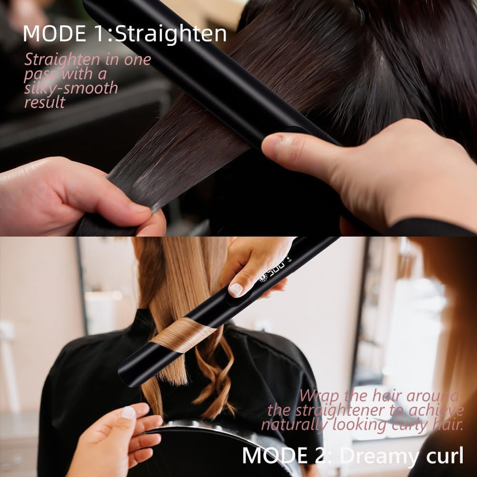 Dorisilk 500 Degree High Temp Professional Hair Straightener30S Fast Heating Ceramic Flat Iron 2 In 1 Hair Straightener And Curlerplasma Flat Iron Hair Straightener Get Frizz-Free And Shiny Dorisilk 500 Degree High Temp Professional Hair Straightener30S Fast Heating Ceramic Flat Iron 2 In 1 Hair Straightener And Curlerplasma Flat Iron Hair Straightener Get Frizz-Free And Shiny