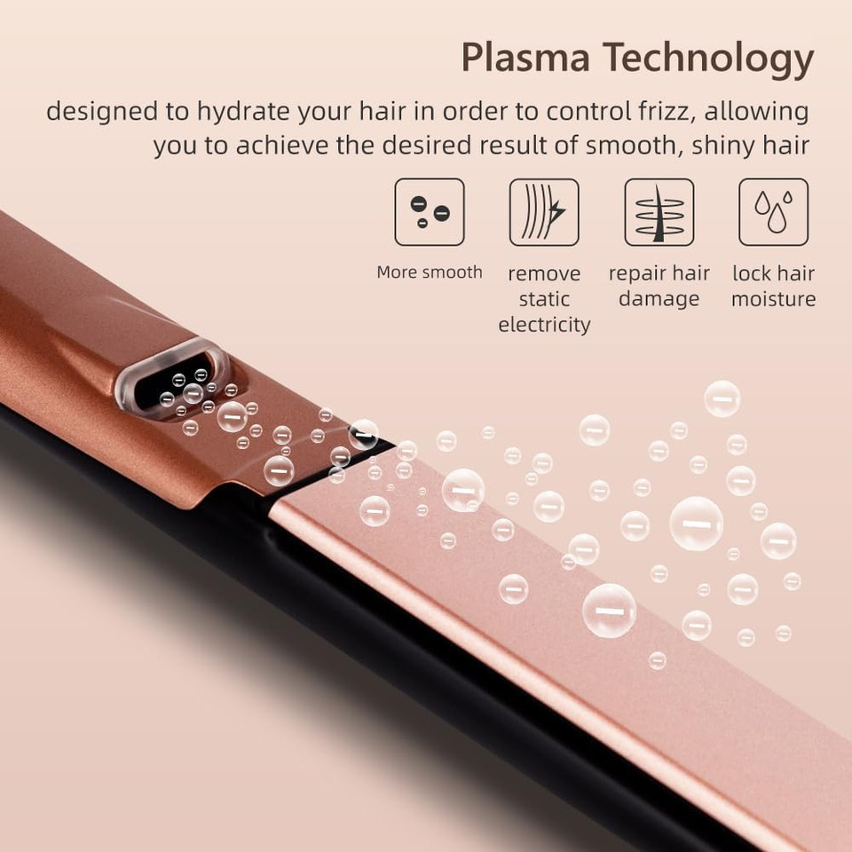 Dorisilk 500 Degree High Temp Professional Hair Straightener30S Fast Heating Ceramic Flat Iron 2 In 1 Hair Straightener And Curlerplasma Flat Iron Hair Straightener Get Frizz-Free And Shiny Dorisilk 500 Degree High Temp Professional Hair Straightener30S Fast Heating Ceramic Flat Iron 2 In 1 Hair Straightener And Curlerplasma Flat Iron Hair Straightener Get Frizz-Free And Shiny