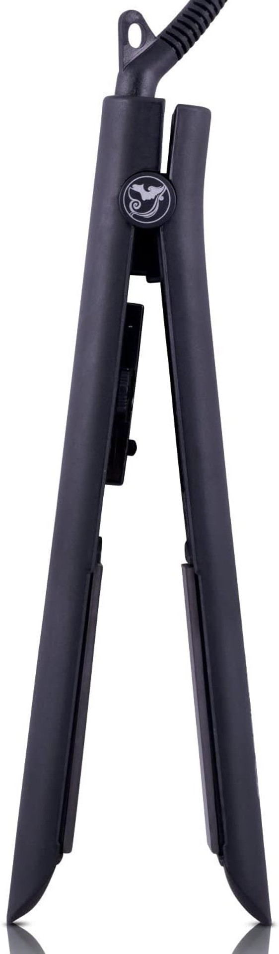 Royale Platinum Genius Heating Element Flat Iron Luxury Ceramic Tourmaline 2 In 1 Hair Straightener/Curler (Black)Black Royale Platinum Genius Heating Element Flat Iron Luxury Ceramic Tourmaline 2 In 1 Hair Straightener/Curler (Black)Black
