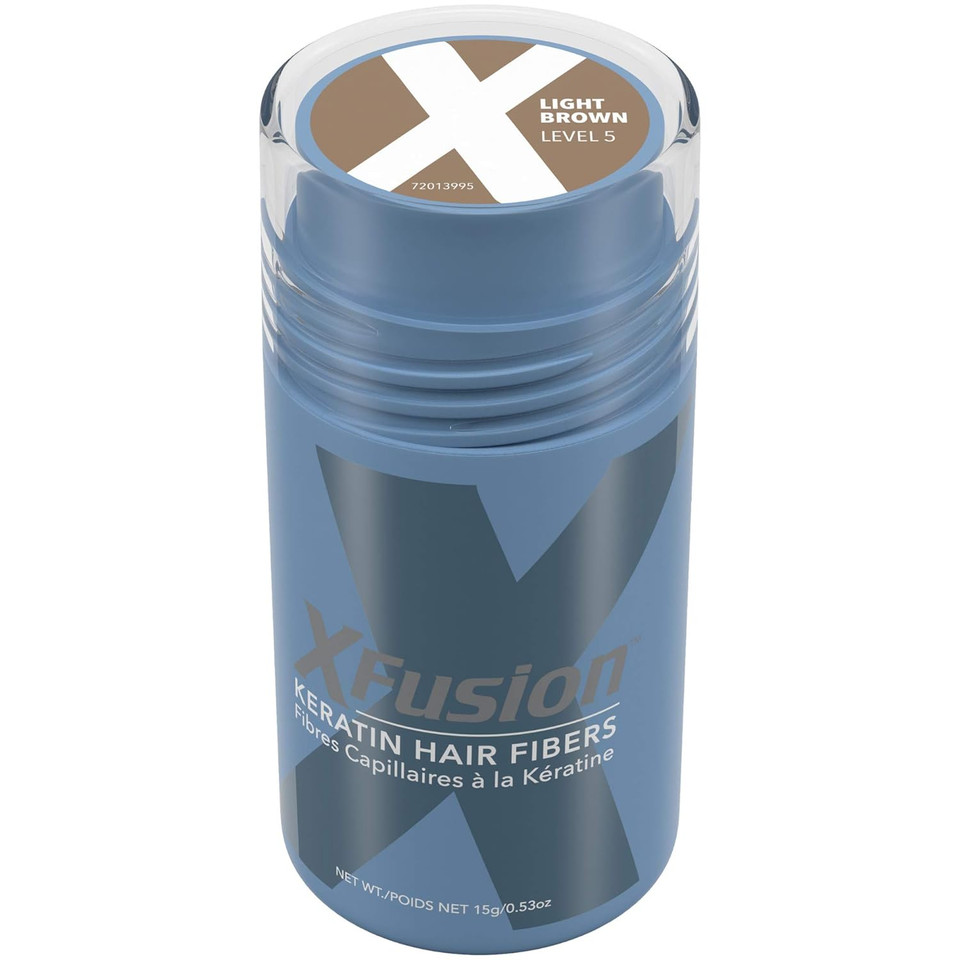 Xfusion Keratin Hair Fibers - Light Brown (15G)