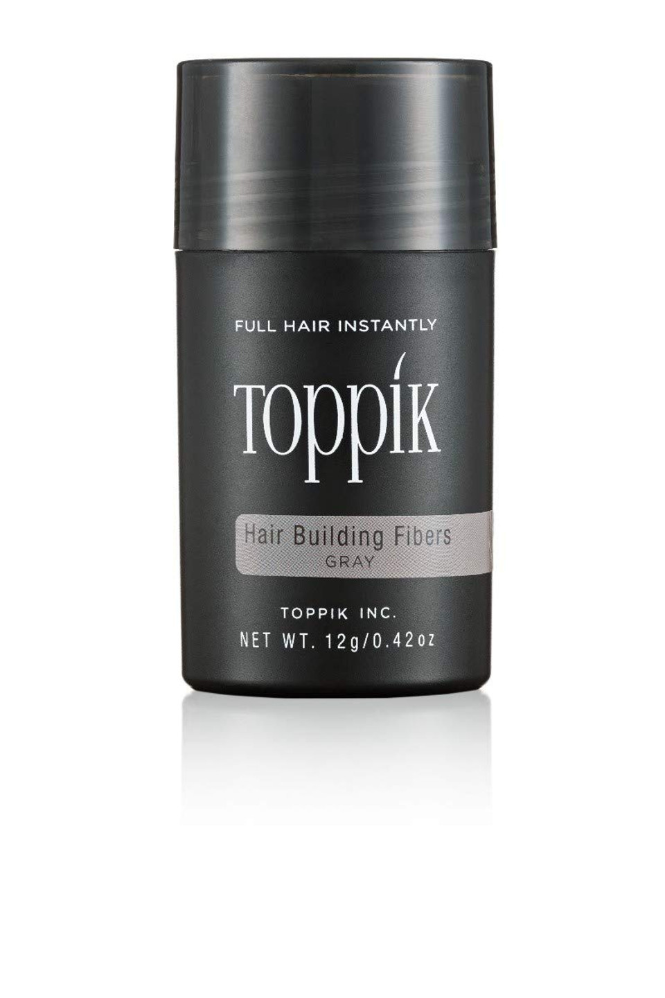 Toppik Hair Building Fibers, 12G Fill In Fine Or Thinning Hair Instantly Thicker, Fuller Looking Hair 9 Shades For Men & Womengray Toppik Hair Building Fibers, 12G Fill In Fine Or Thinning Hair Instantly Thicker, Fuller Looking Hair 9 Shades For Men & Womengray