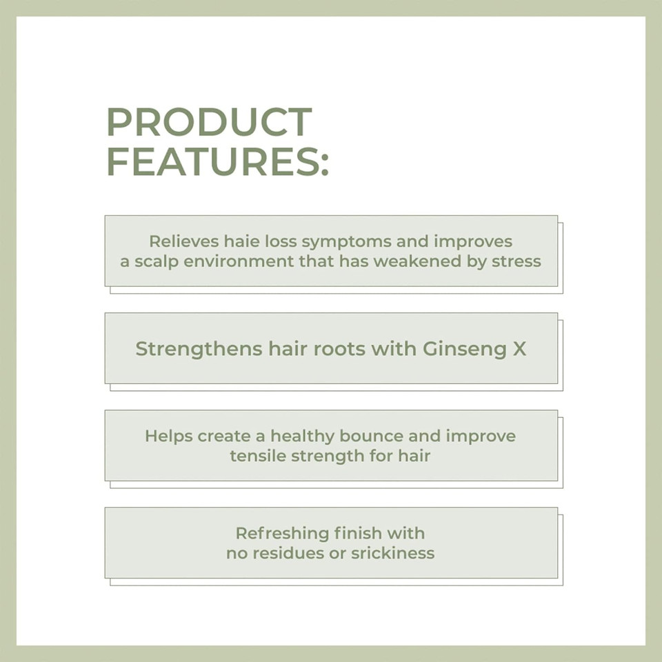 Amos Professional The Green Tea Scalp Essential Tonic 2.7 Oz (80Ml) | Anti-Hair Loss Intensive Nourishment Treatment | Korean Hair Salon Brandrenewal
