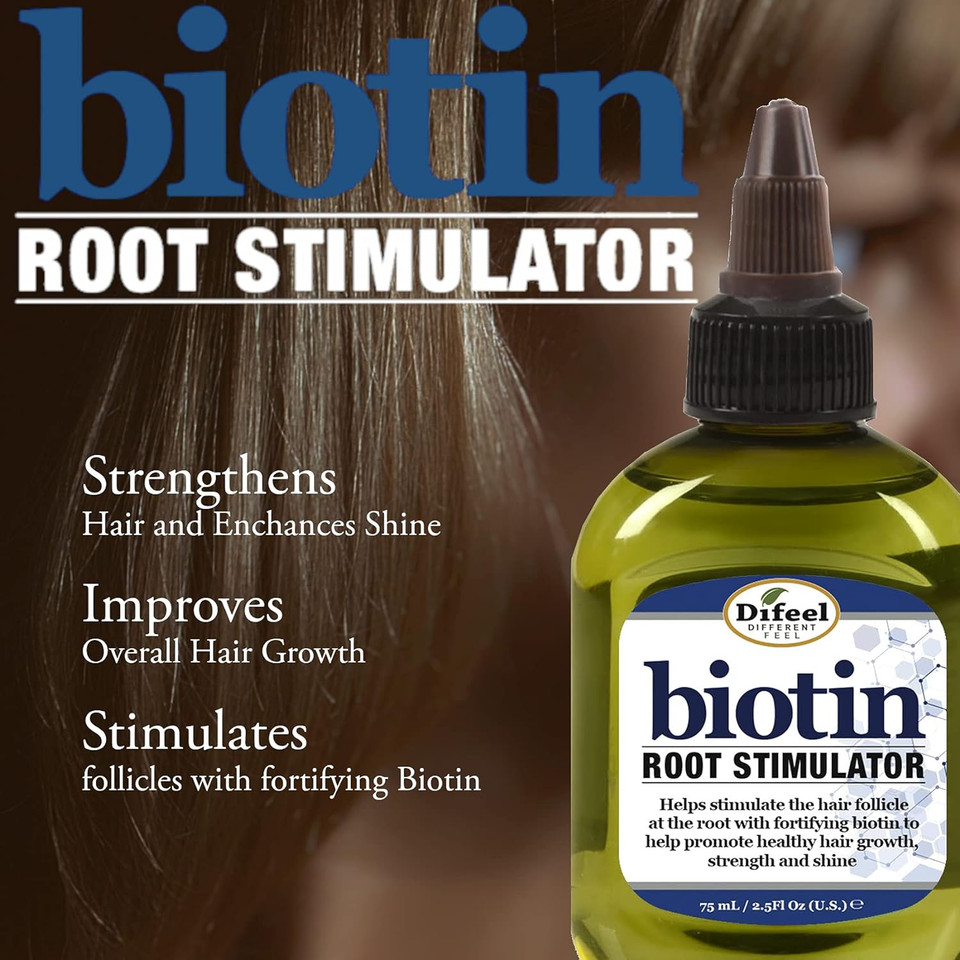 Difeel Biotin Root Stimulator 2.5 Oz. - Follicle Stimulator For Hair Growth2.5 Fl Oz (Pack Of 1)