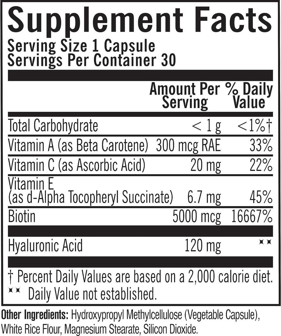 Viviscal Scalp Nourish Supplement, Blend Of Nutrients To Support Scalp Health & Nourish Hair Follicles, Fortify Hairs Natural Beauty, Foundation For Healthy Hair Growth, Hair Vitamins, 30Ct  1 Month
