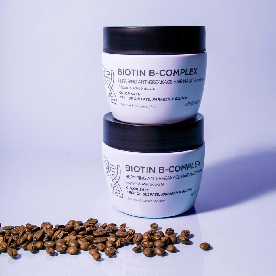 Luseta Biotin B-Complex Hair Mask For Hair Growth & Strengthener 16.9 Oz Deep Conditioning For Thinning Damaged Hair With Argan Caffein Oil Luseta Biotin B-Complex Hair Mask For Hair Growth & Strengthener 16.9 Oz Deep Conditioning For Thinning Damaged Hair With Argan Caffein Oil