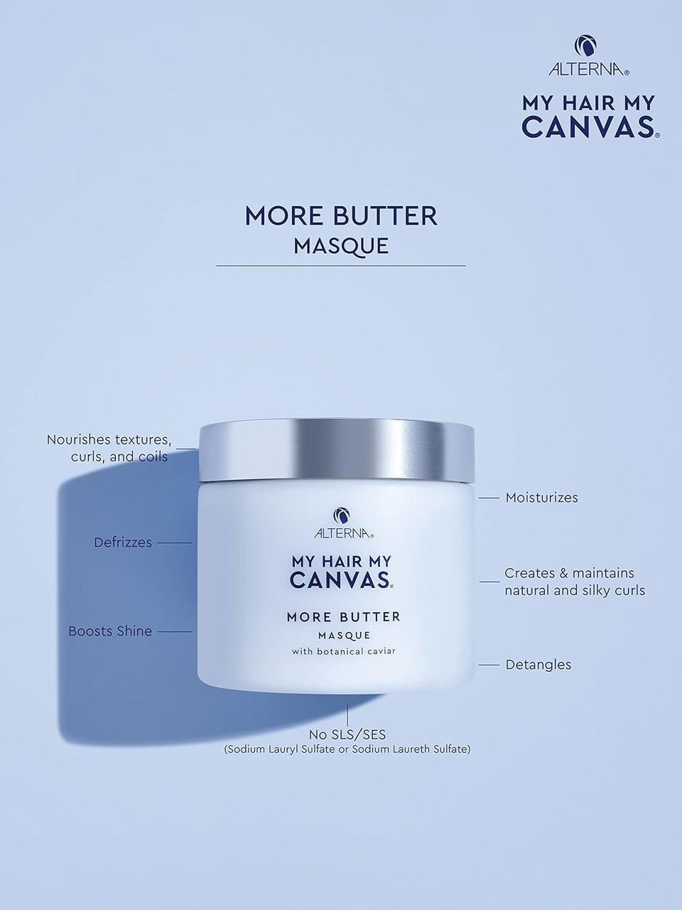 My Hair. My Canvas. More Butter Vegan Hair Masque