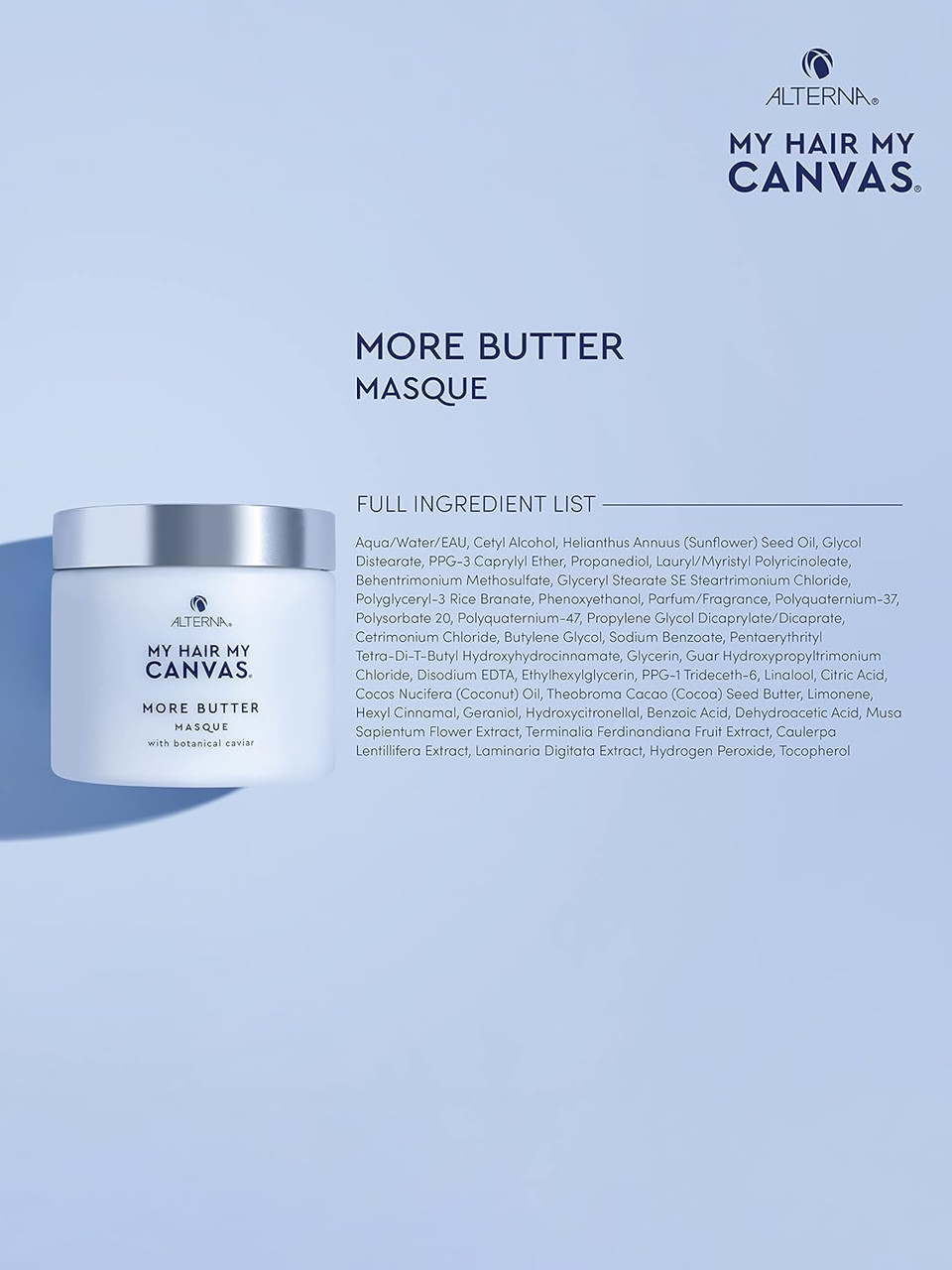 My Hair. My Canvas. More Butter Vegan Hair Masque