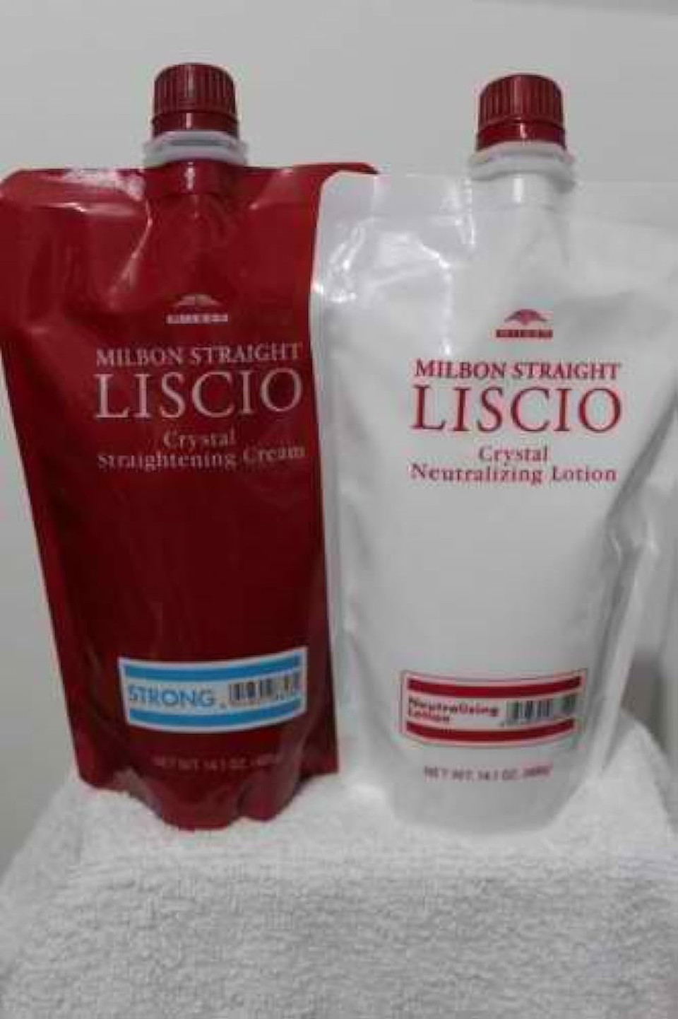 Liscio Crystal Cream Straighteners & Neutralizer - Strong