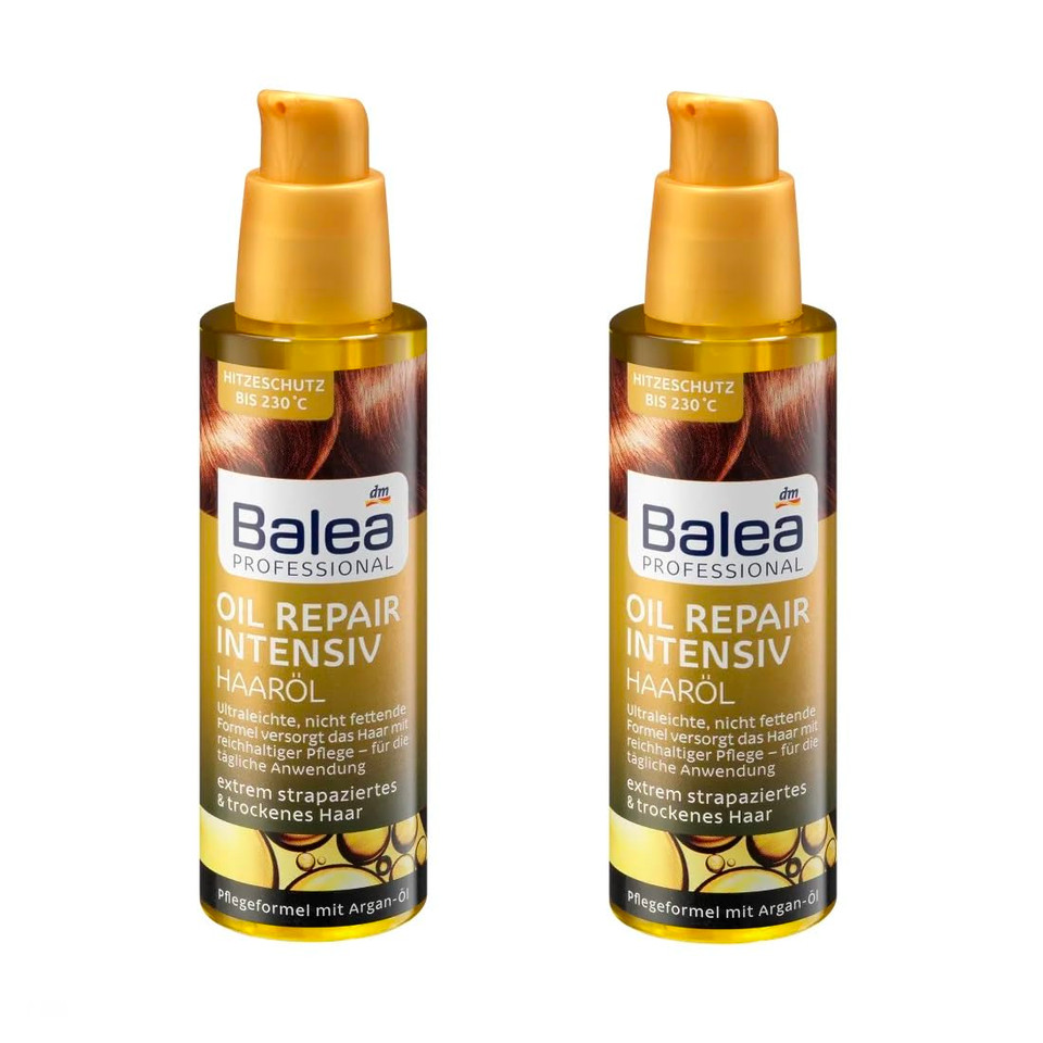 Balea Professional Hair Oil Oil Repair Intensive, 100 Ml (Pack Of 2) - German Product