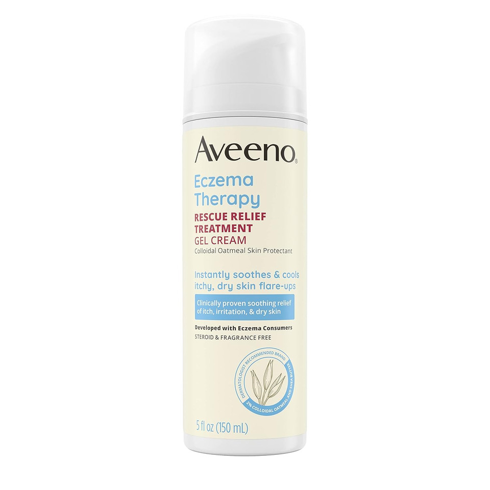 Aveeno Eczema Therapy Rescue Relief Treatment Gel Cream, 5.0 Fl. Oz5 Fl Oz (Pack Of 1)