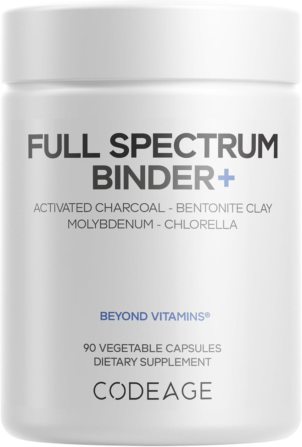 Codeage Binder + Systemic Binder Supplement - Activated Charcoal Pills, Bentonite Clay Mineral Powder, Fulvic & Humic Acids, Molybdenum, Carbon Forms - 90 Capsules Codeage Binder + Systemic Binder Supplement - Activated Charcoal Pills, Bentonite Clay Mineral Powder, Fulvic & Humic Acids, Molybdenum, Carbon Forms - 90 Capsules