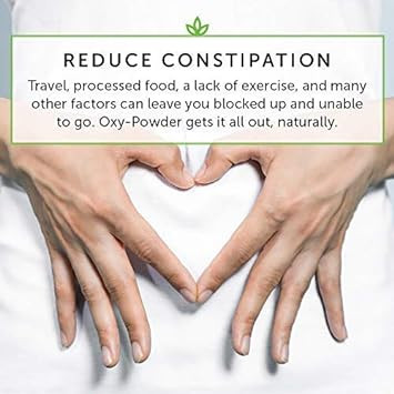 Global Healing Center Oxy-Powder Colon Cleanse Detox - Oxygen Based Safe And Natural Intestinal Cleanser, 120 Count (Pack Of 2)