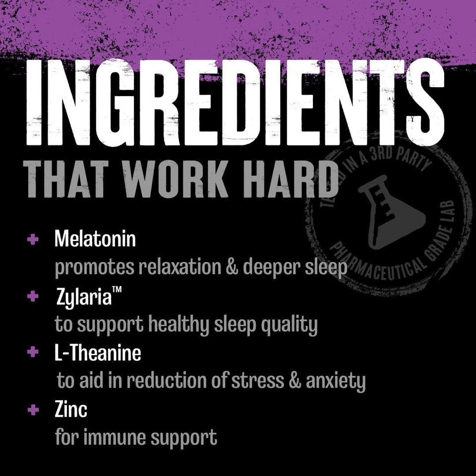 Animal Pm - Zinc, Magnesium, Vitamin B6, Gaba + Akg, Immune And Recovery Complex, Sleep & Relaxation, Night Time Anabolic Stack Supply Pills, 30 Count