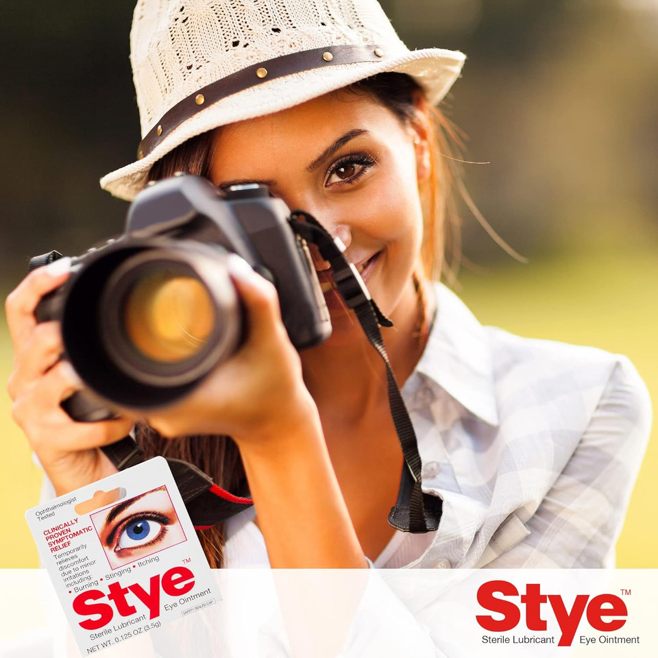 Stye Sterile Lubricant Eye Ointment, Ophthalmologist Tested, 0.125 Ounces (Pack Of 1)