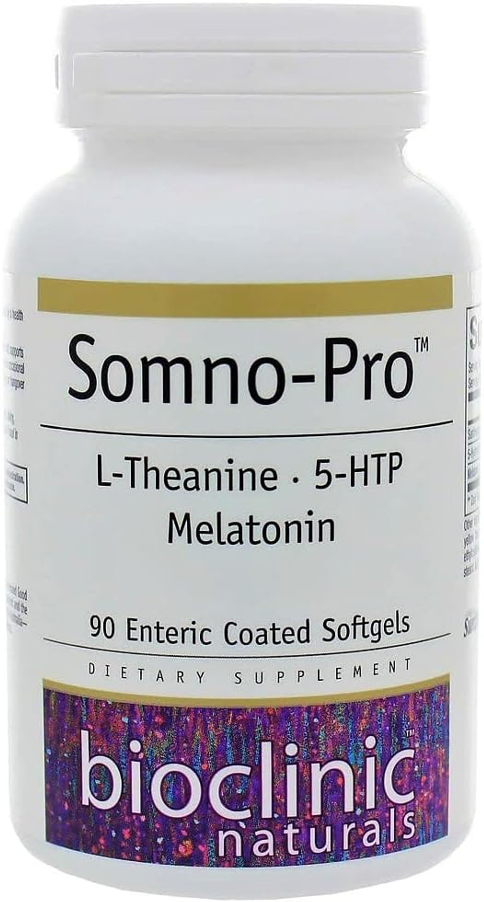 Bioclinic Naturals, Somno-Pro 90 Gels With Melatonin, 5Htp, And L-Theanine
