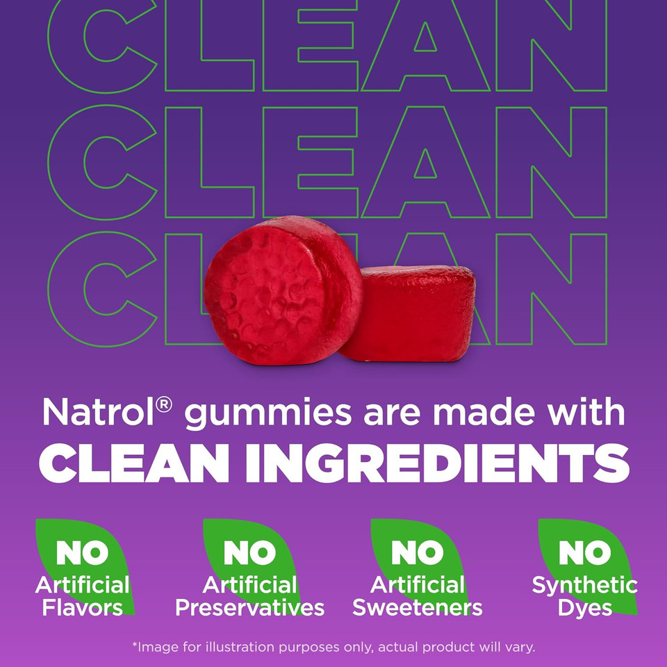 Natrol Sleep+ Calm, Drug Free Sleep Aid Supplement, Calm An Active Mind, Ease To Sleep, 60 Strawberry Flavored Gummies