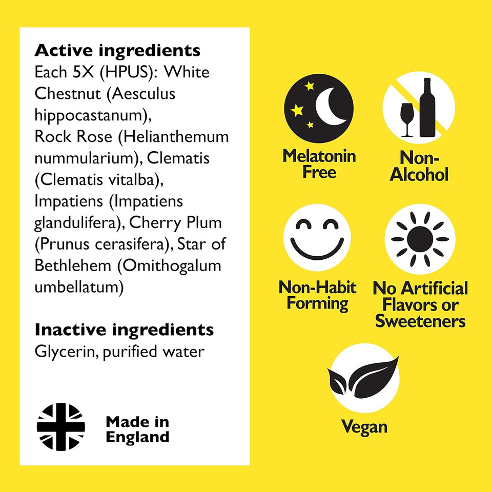 Rescue Nighttime Sleep Aid Bundle, 3Pk - Bach Sleep Kids Dropper, 10Ml Sleep Liquid Melts, 28Ct Plus Sleep Gummies With 5Mg Melatonin/Dose, 60Ct