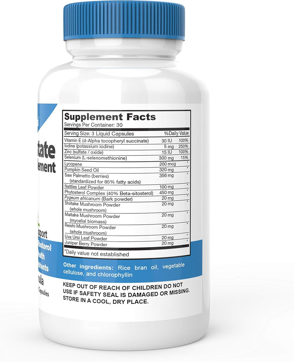 Drformulas Super Prostate Supplement | Best Prostate Support With Saw Palmetto Extract, Beta Sitosterol, Pumpkin Seed Oil Now, 90 Vegetarian Capsules