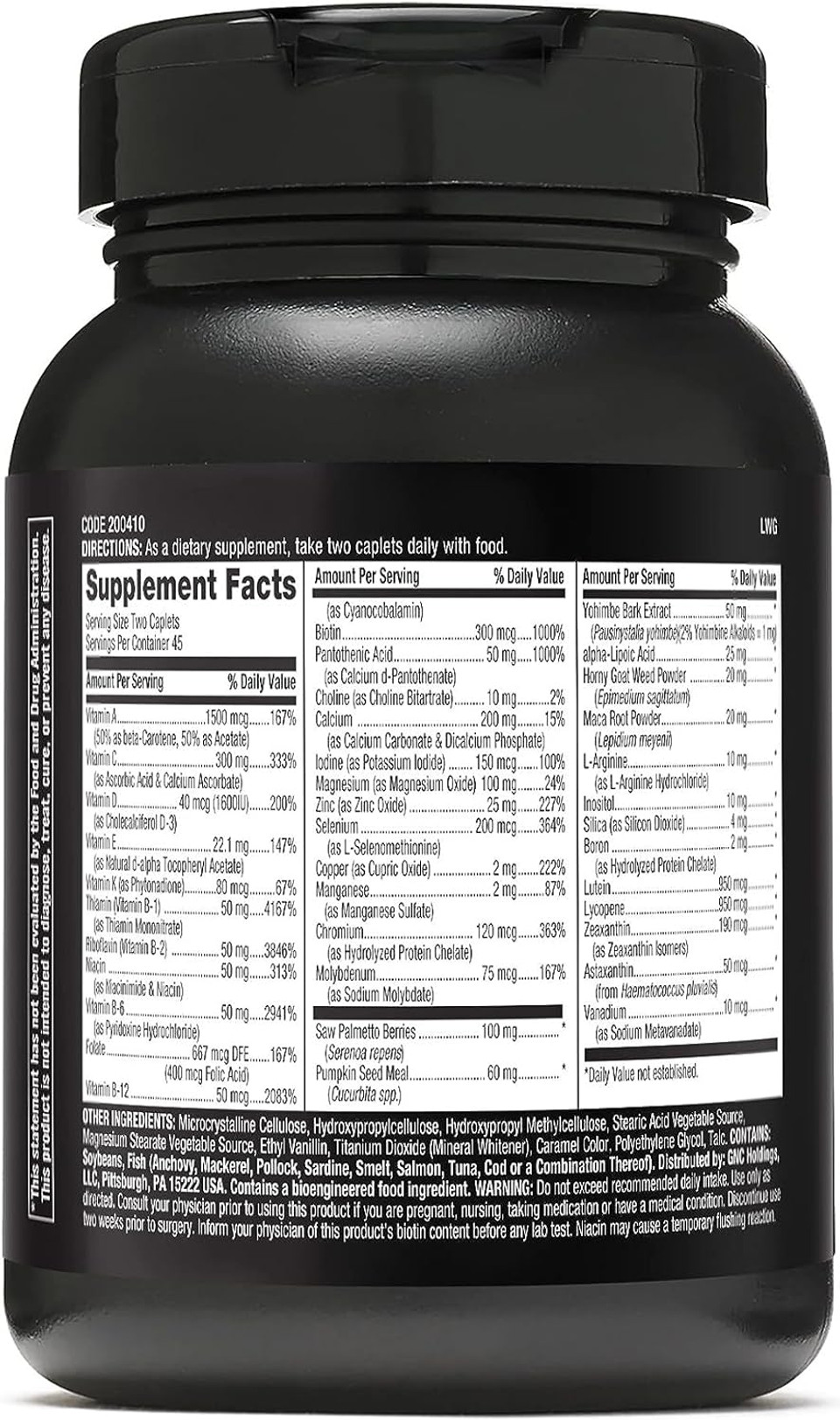 Gnc Mega Men Prostate And Virility | Supports Optimal Sexual Health And Prostate Health | 90 Caplets