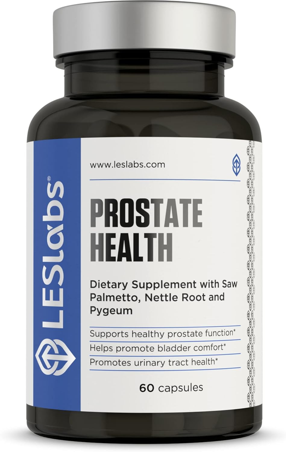 Les Labs Prostate Health  Prostate Support, Urinary Tract Health, Fewer Bathroom Visits & Improved Sleep  Saw Palmetto, Pygeum, Beta Sitosterol & Nettle Root  Non-Gmo Supplement  60 Capsules
