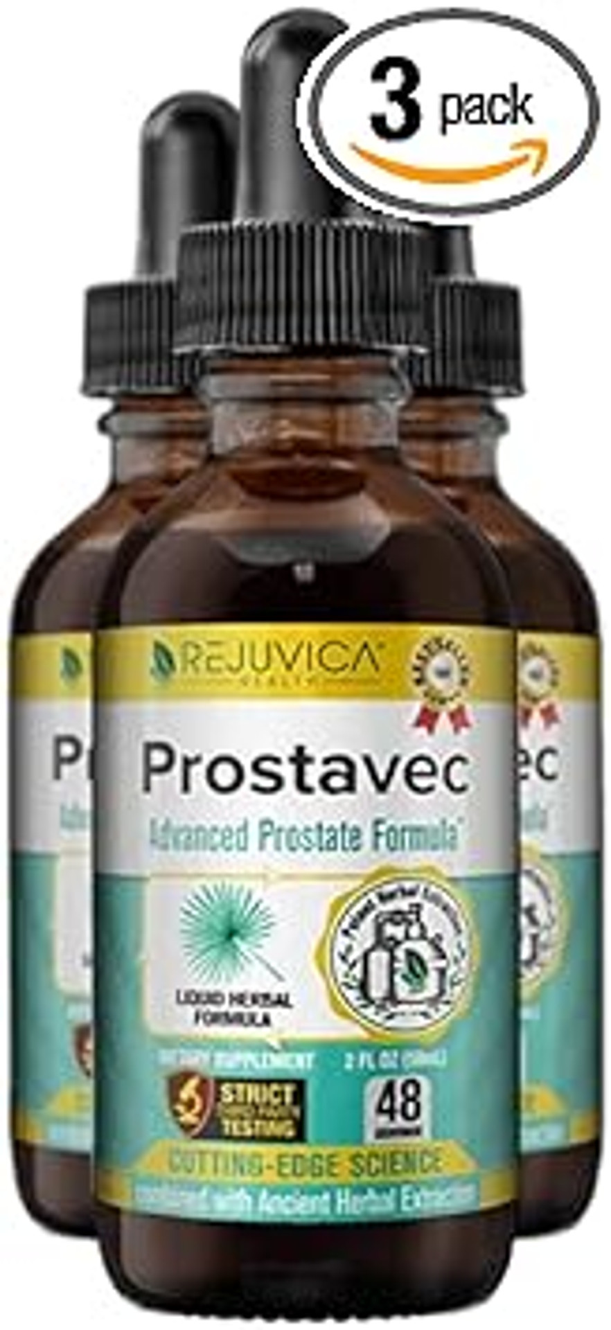 Prostavec - Men'S Advanced Prostate Support Supplement - Liquid Delivery For Better Absorption - Pygeum, Saw Palmetto, Stinging Nettle, Turmeric, Damiana & More!