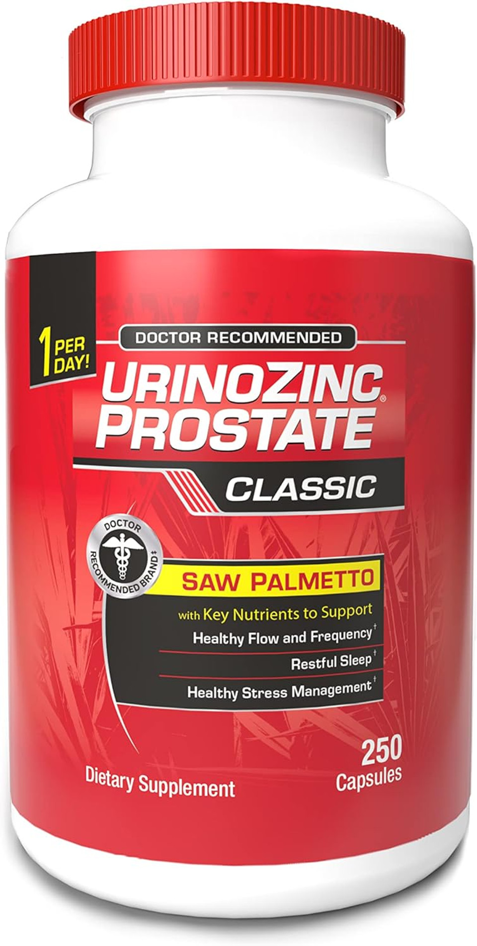 Urinozinc Classic Prostate Supplement For Men, 1 Capsule Per Day, Saw Palmetto & B Vitamins (Over 8 Month Supply, 250 Count) Urinozinc Classic Prostate Supplement For Men, 1 Capsule Per Day, Saw Palmetto & B Vitamins (Over 8 Month Supply, 250 Count)