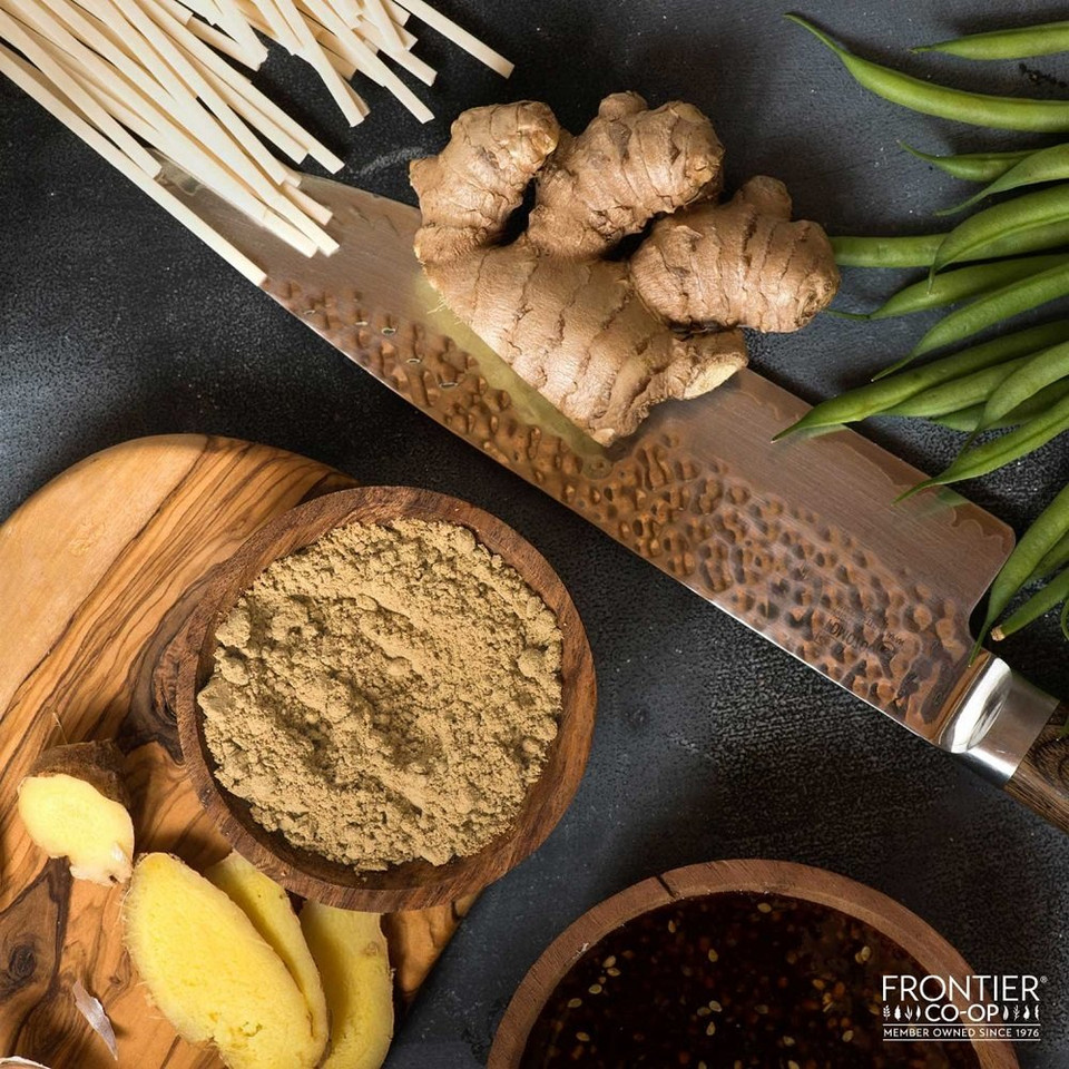 Frontier Co-Op Ginger Root Powder, 1-Pound Bulk, Spicy Sweet Powder For Food & Tea, Finely Ground, Kosher, Organic1 Pound (Pack Of 1)