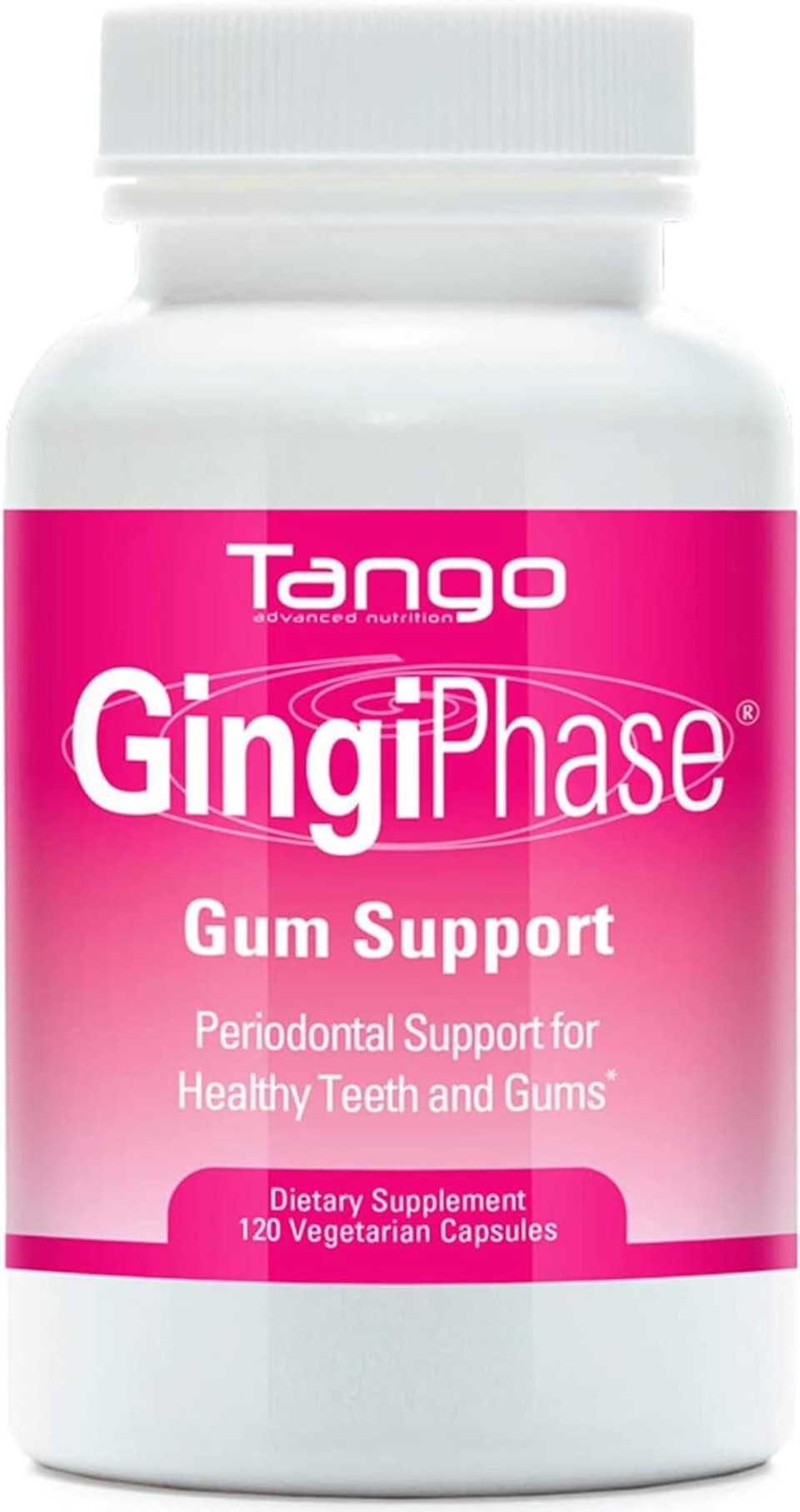 Gingiphase Natural Herbal Dental Support Supplement For Healthy Gums, Teeth, And Jaw Circulation (120 Capsules)