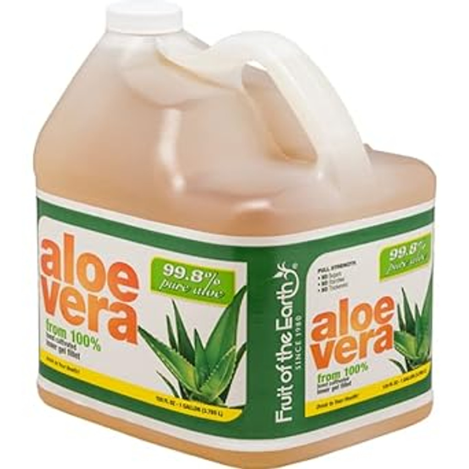 Fruit Of The Earth Aloe Vera, 128 Fluid Ounce (3 Gallon)