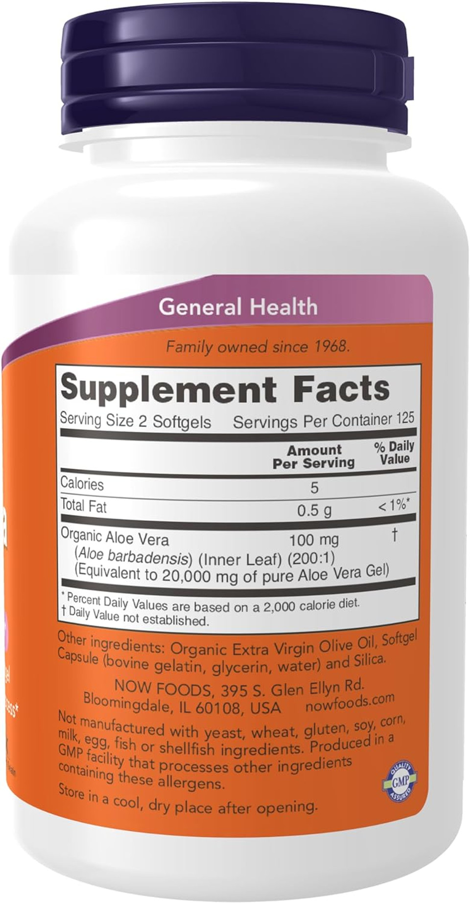 Now Supplements, Aloe Vera (Aloe Barbadensis) 10,000 Mg, Supports Digestive Health*, 250 Softgels