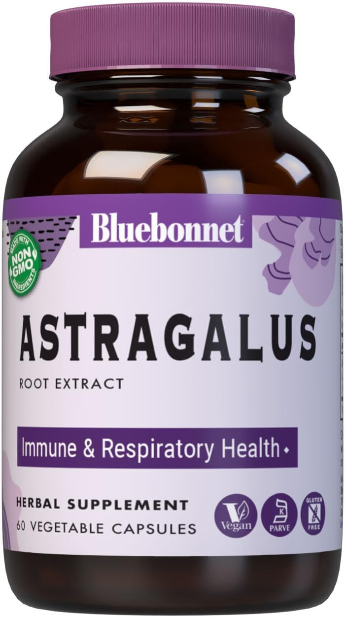 Bluebonnet Astragalus Root Extract Supplement, 60 Count