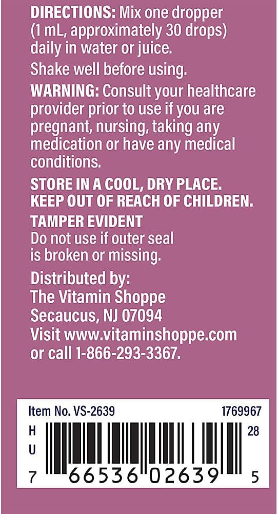 The Vitamin Shoppe Liquid Chlorophyll 100Mg - Green Superfood That Supports The Immune System And Energy Production, Easy-To-Take Liquid (2 Fl Oz.)