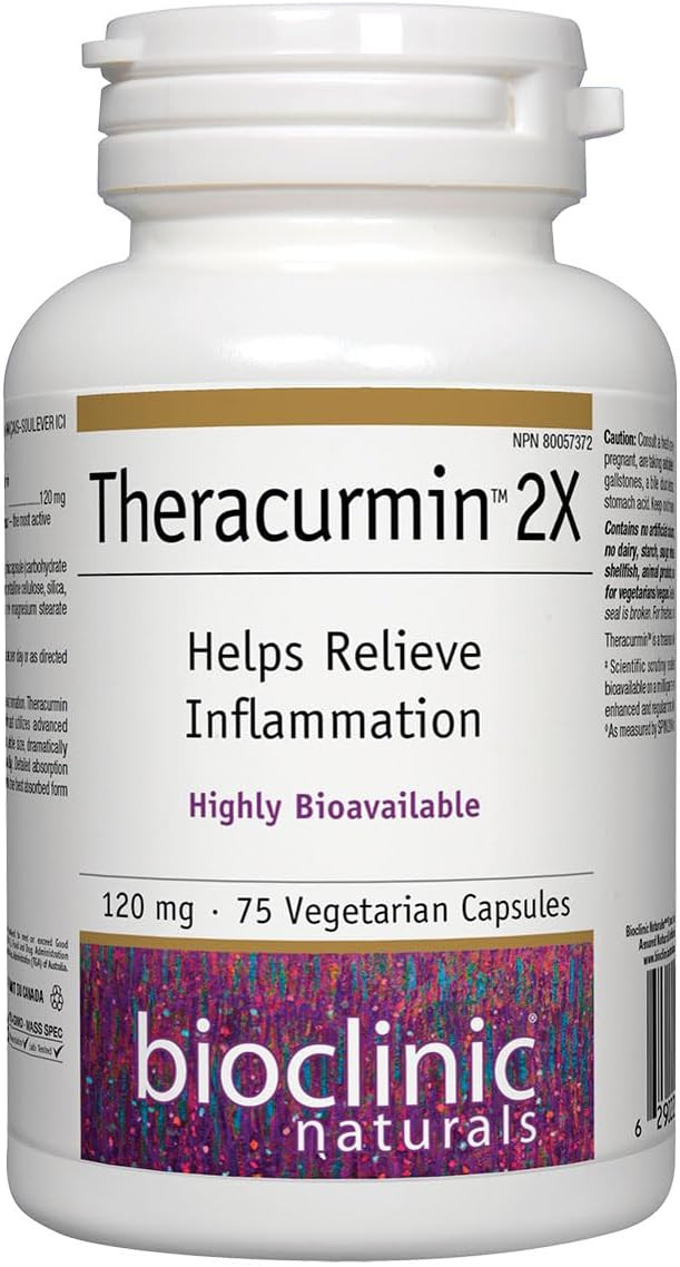 Bioclinic Naturals - Theracurmin 2X 120Mg 75 V-Caps