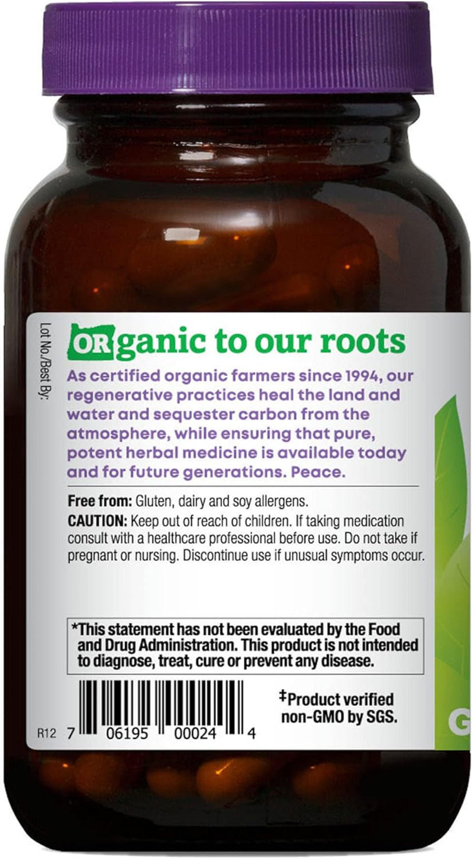 Oregon'S Wild Harvest Echinacea Goldenseal Organic Capsules | Vegan, Non-Gmo, Gluten Free, Immune Support*, 90 Count