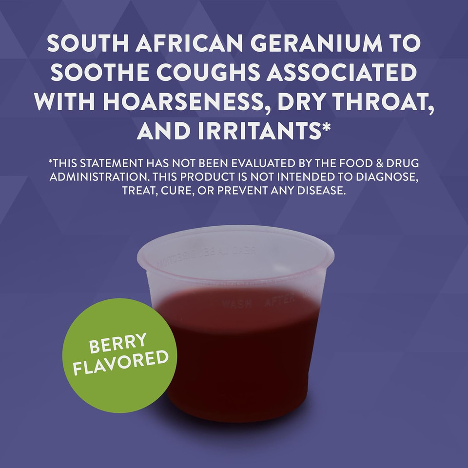 Nature'S Way Sambucus Relief Cough Syrup With Elderberry, Vitamin C, Zinc And South African Geranium, Immune Support*, 8 Fl. Oz