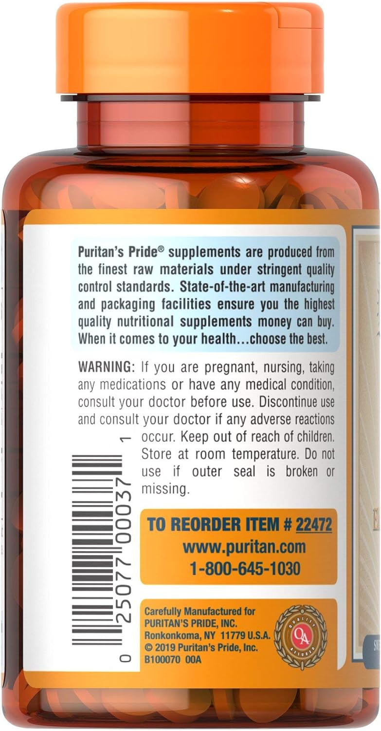 Puritan'S Pride Vitamin C With Elderberry & Zinc For Immune System Support, Chewables, 60 Count (Pack Of 1)